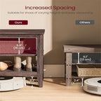 2-Tier Shoe Rack - 11.8D x 31.5W x 18.9H