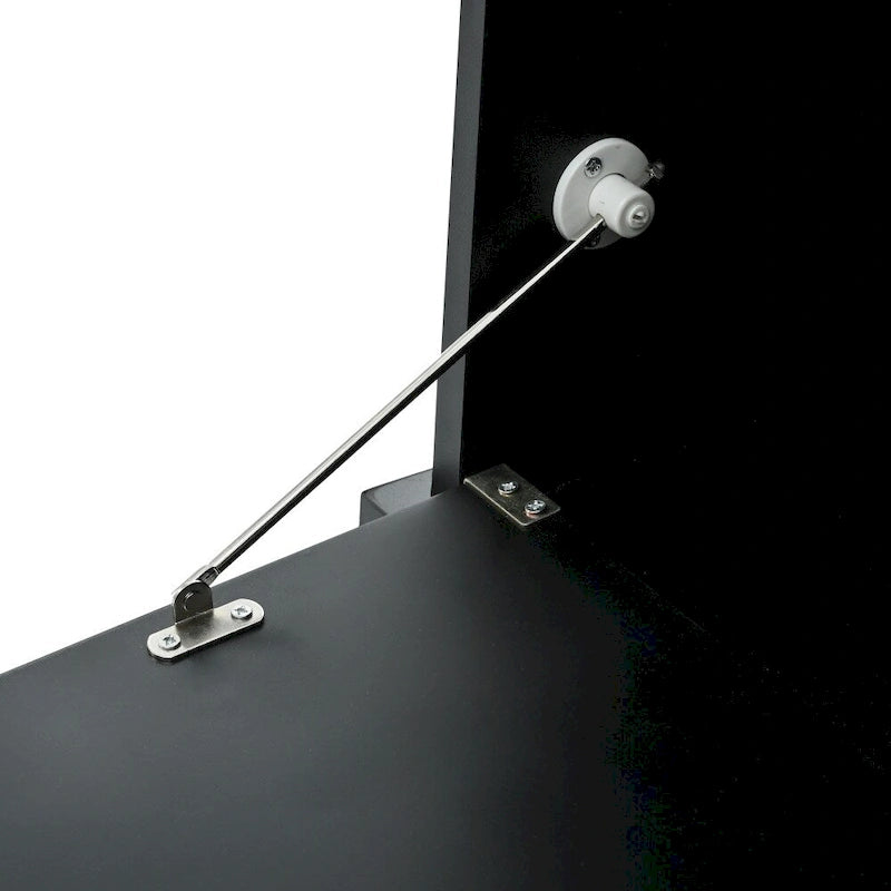 47.2 Entryway Bench with Coat Rack, Cushion and 4 Sturdy Hooks for Hallway, Entryway, Living Room