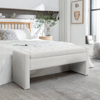 Porthos Home Etta Boucle Fabric Storage Bench