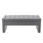 Porthos Home Etta Boucle Fabric Storage Bench