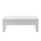 Porthos Home Etta Boucle Fabric Storage Bench