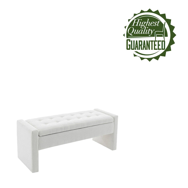 Porthos Home Etta Boucle Fabric Storage Bench