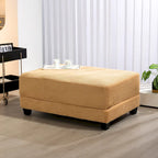 The Contemporary Oversized Corduroy Ottoman