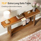 70.9 Inches Long Console Sofa Table for Living Room