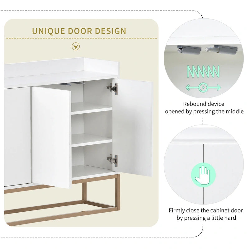 Modern Sideboard Elegant Buffet Cabinet