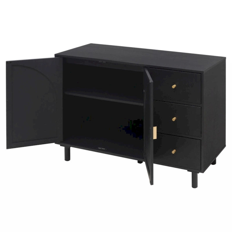2 Door 3 Drawer Cabinet, Suitable for Bedroom, Living Room