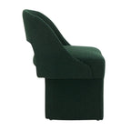 Boucle Modern Elegant Upholstered Accent Chair with MDF Wood Frame for Home Office Living Room & Bedroom