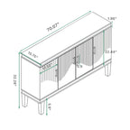 Large Size 4-Door Cabinet
