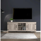 Mieres TV Stand for 75 Inch TV, Entertainment Center with Two Doors and 4 Open Storage Compartments TV Console Media Cabinet