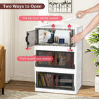 Plastic Storage Cabinet with Lids