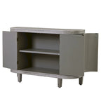 33.50 in. H Storage Cabinet with Antique Pattern Doors