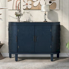 33.50 in. H Storage Cabinet with Antique Pattern Doors