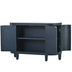 33.50 in. H Storage Cabinet with Antique Pattern Doors