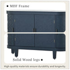 33.50 in. H Storage Cabinet with Antique Pattern Doors