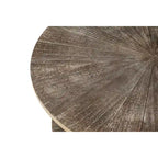 Round Coffee Table With 2-Tier Storage