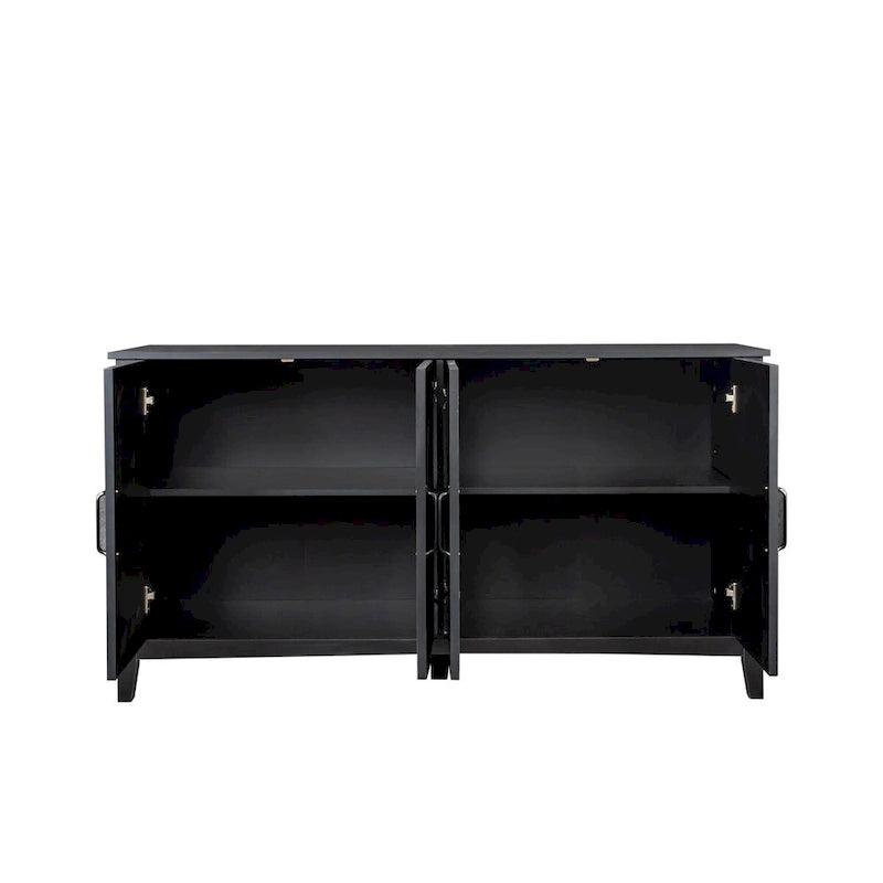 Storage Sideboard Cabinet with 4 Doors and 4 Shelgves