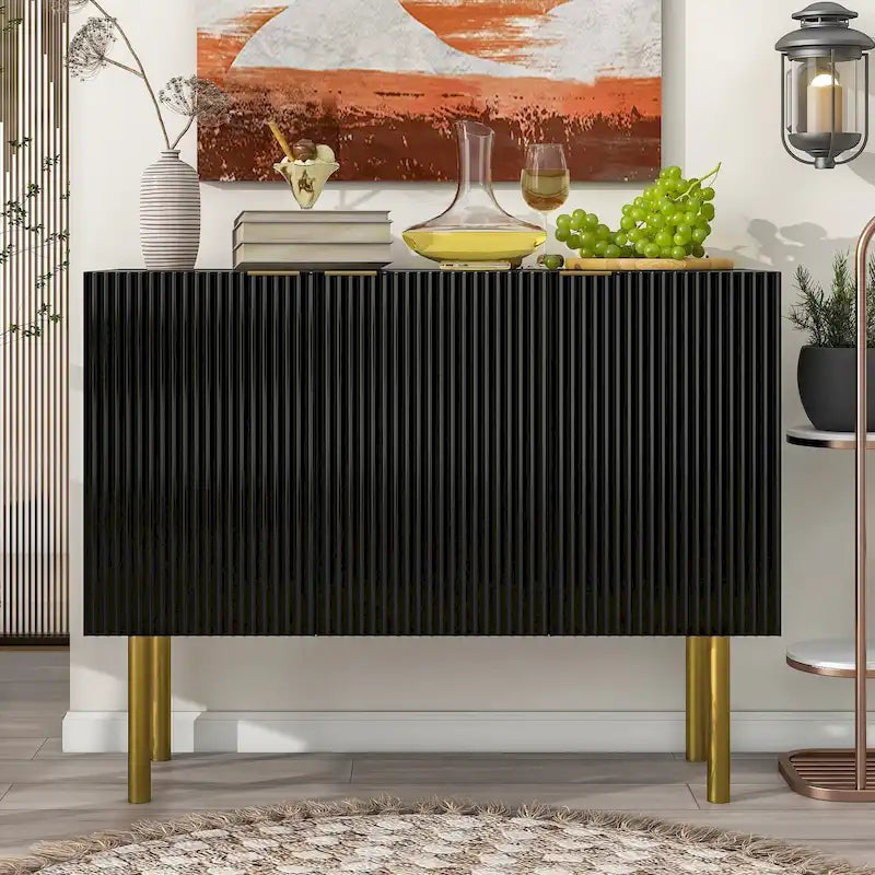 47 Wide Wood 3-door Sideboard