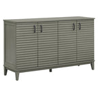 Sideboard with 4 Door Large Storage Buffet with Adjustable Shelves