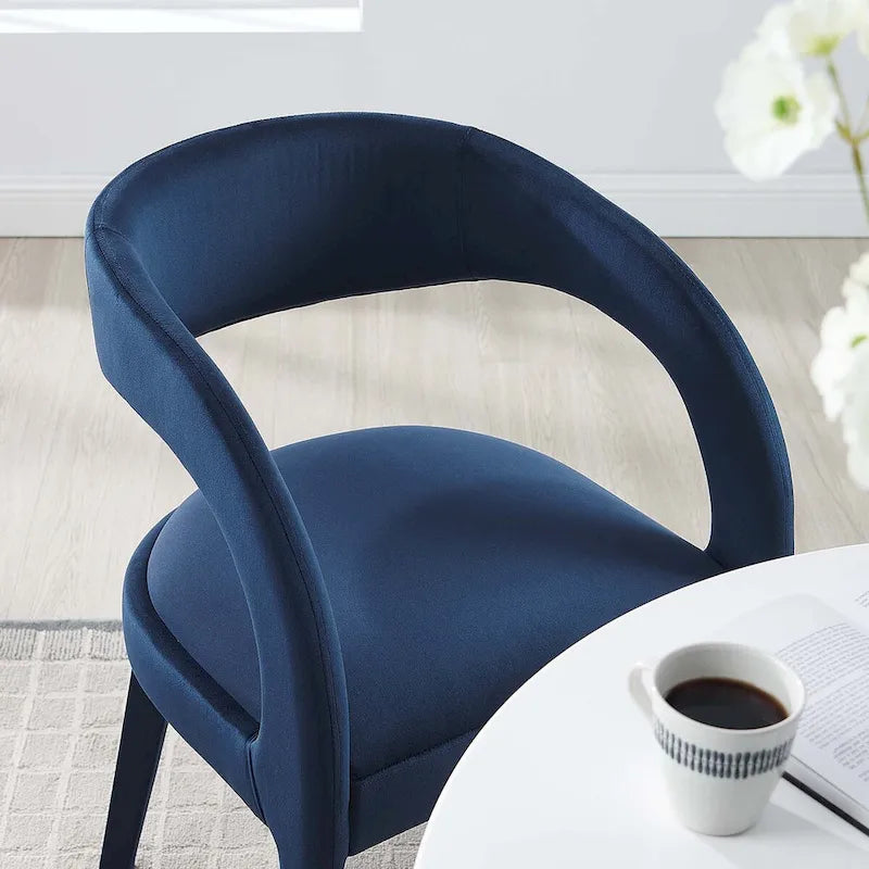 Pinnacle Performance Velvet Dining Chair Set of Two