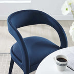 Pinnacle Performance Velvet Dining Chair Set of Two