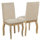 5-Piece Dining Set with Round Extendable Dining Table and Chairs