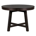 5-Piece Dining Set with Round Extendable Dining Table and Chairs