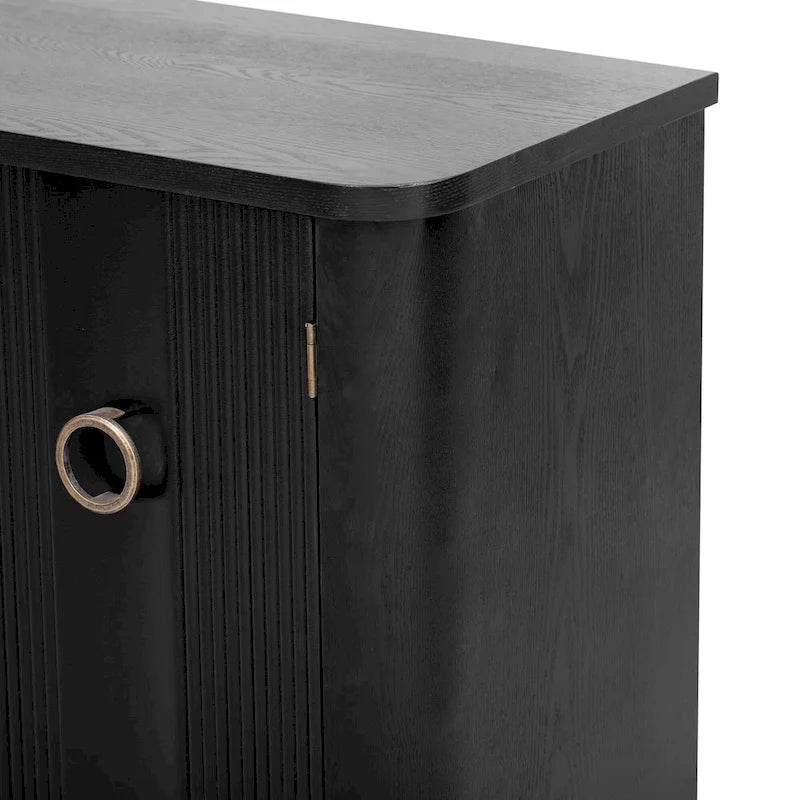 Fraxinus Mandschuric Cabinet with Three fir Doors