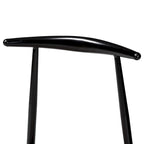 Arnold Modern Industrial Fabric and Metal 4-Piece Dining Chair Set