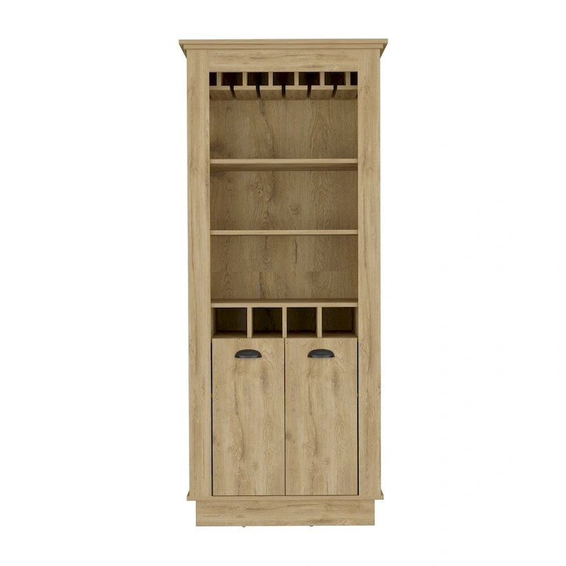 Bar Cabinet, Four built-in wine racks for Living Room