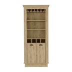 Bar Cabinet, Four built-in wine racks for Living Room