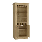 Bar Cabinet, Four built-in wine racks for Living Room