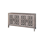 Hollow Four Door Antique Cabinet Sideboard Storage Cabinet