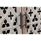 Hollow Four Door Antique Cabinet Sideboard Storage Cabinet