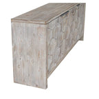 Farmhouse Style 3 Door Wooden Cabinet