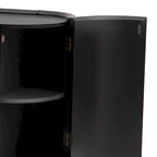 Modern Stylish Wooden Sideboard with Vertical Stripes Cabinet Doors