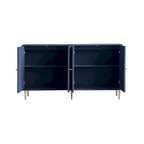 Lacquered 4 Door Wooden Sideboard
