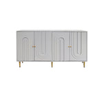 Lacquered 4 Door Wooden Sideboard
