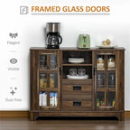 Sideboard Buffet Cabinet - 11.75D x 42.25W x 32H
