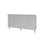 Modern Lacquered 4 Door Wooden Cabinet Sideboard Buffet