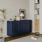 Modern Lacquered 4 Door Wooden Cabinet Sideboard Buffet