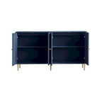 Modern Lacquered 4 Door Wooden Cabinet Sideboard Buffet