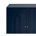 Modern Lacquered 4 Door Wooden Cabinet Sideboard Buffet