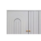 Modern Lacquered 4 Door Wooden Cabinet Sideboard Buffet