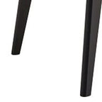 Iora 71 Inch Dining Table, Industrial Style, Rounded Corners, Black Wood