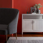 French Country Buffet Cabinets, Storage Cabinets with 2 Dividers