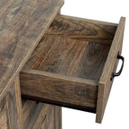 French Country Buffet Cabinets, Storage Cabinets with 2 Dividers