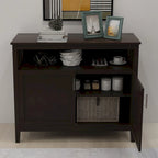French Country Buffet Cabinets, Storage Cabinets with 2 Dividers
