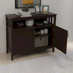 French Country Buffet Cabinets, Storage Cabinets with 2 Dividers