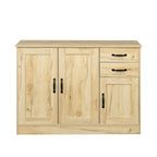 French Country Buffet Cabinets, Storage Cabinets with 2 Dividers