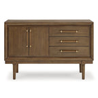 Signature Design by Ashley Lyncott Brown Dining Server - 56.13 W x 18 D x 36.25 H